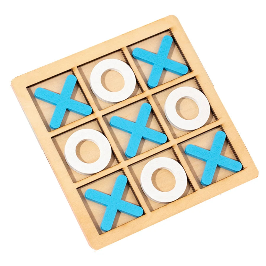 Montessori Play Game Wooden Toy Mini Chess Interaction Puzzle Training Brain Learing Early Educational Toys For Children Kids - Thrive & Baby
