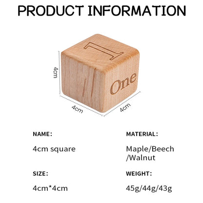 1 Set Baby Wooden Building Blocks Set Wooden Toys Natural Organic Wooden Environmental Protection Toys Wooden Building Blocks - Thrive & Baby