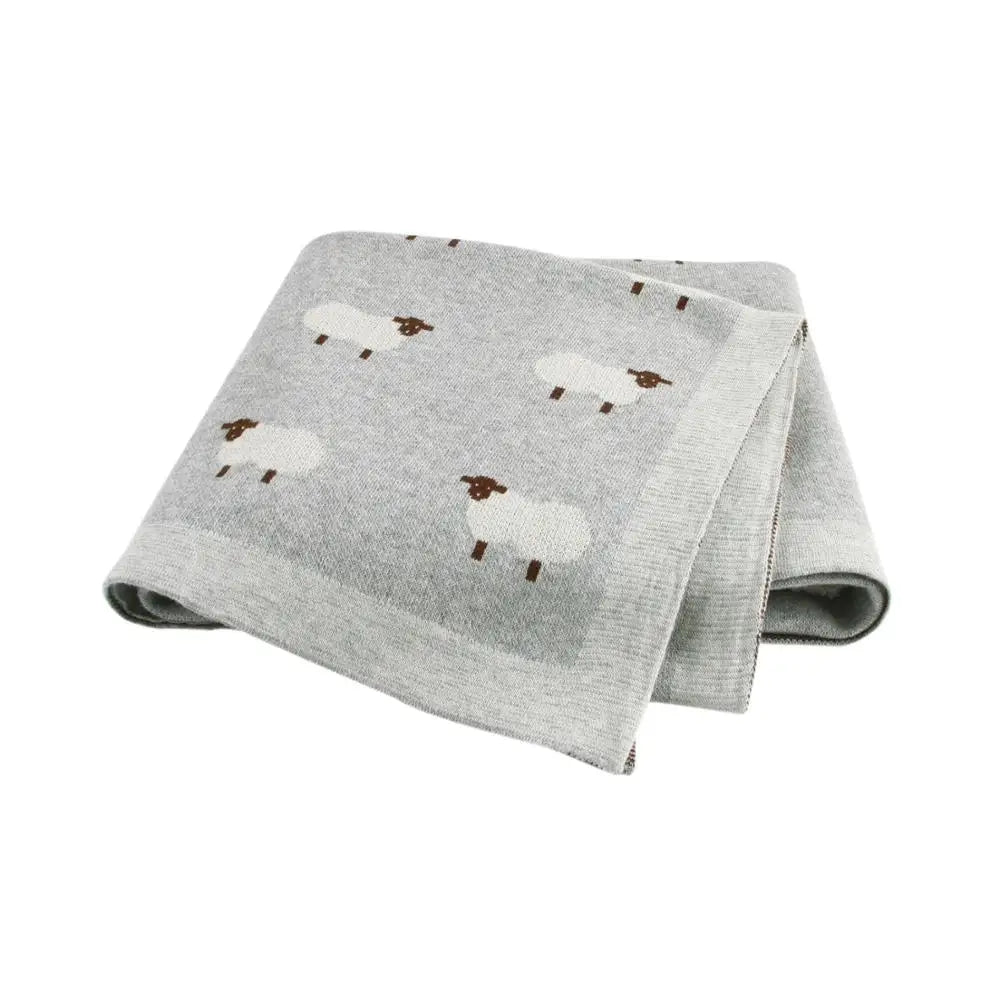 Knitted Baby Swaddle Blanket - Thrive & Baby