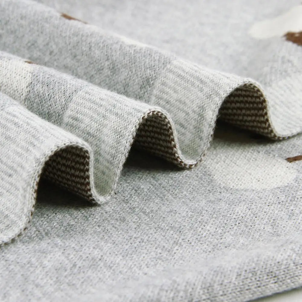 Knitted Baby Swaddle Blanket - Thrive & Baby