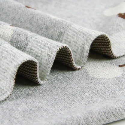 Knitted Baby Swaddle Blanket - Thrive & Baby