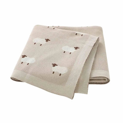 Knitted Baby Swaddle Blanket - Thrive & Baby