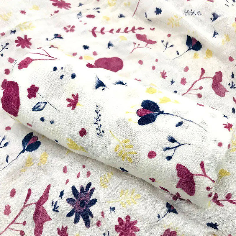 2016 Organic Cotton Swaddle Blanket - Ultra-Soft Temperature-Regulating Baby Wrap - Thrive & Baby
