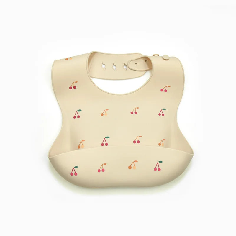 Baby Silicone Bib Waterproof Infant Bibs Fashionable Newborn Feeding Cloth Toddle Bibs Adjustable Saliva Towel For Boys Girls - Thrive & Baby