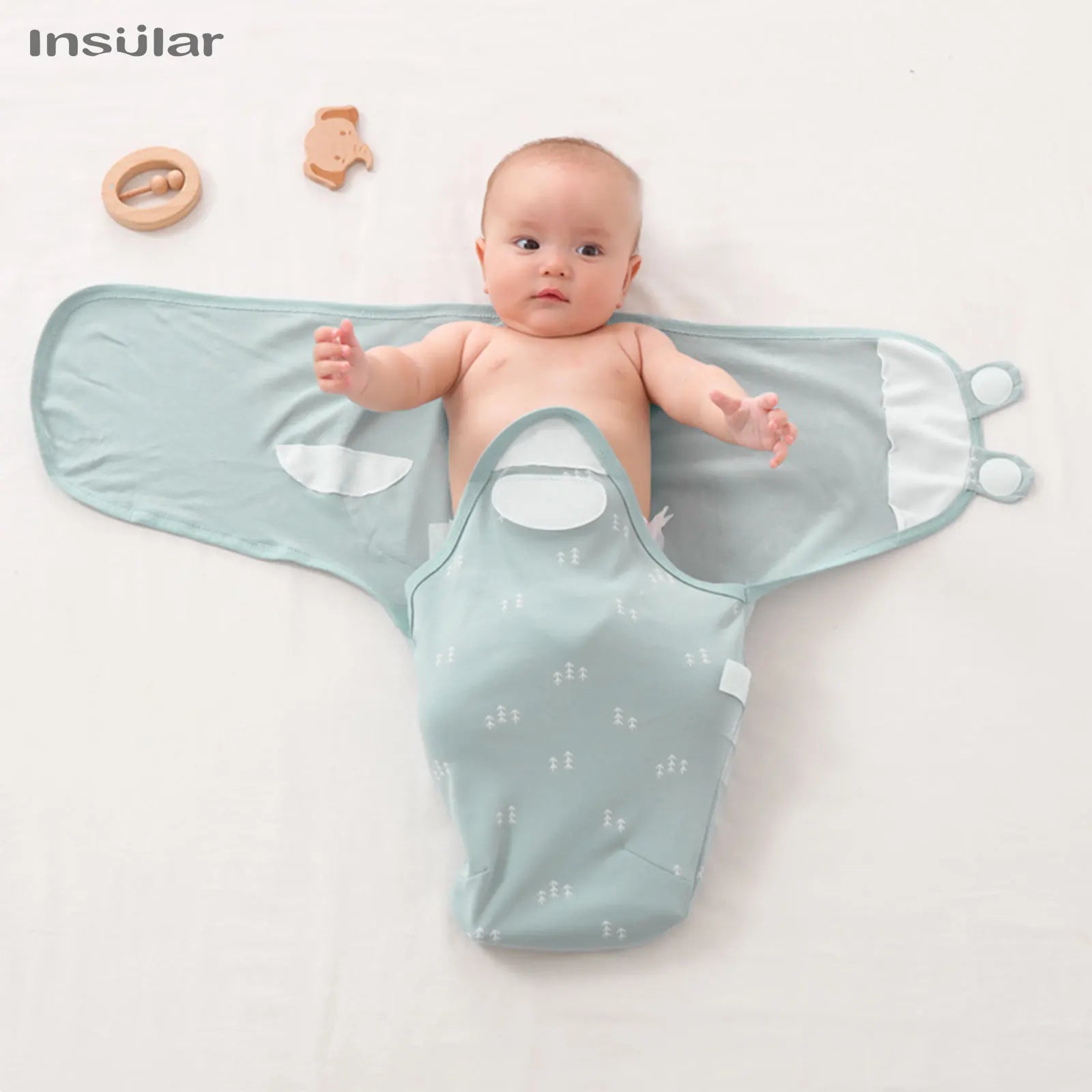 Cotton Newborn Swaddle Sleep - Thrive & Baby
