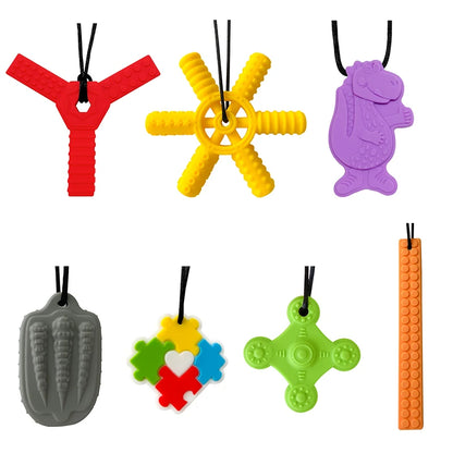 Silicone Chew Necklace Toy - Thrive & Baby