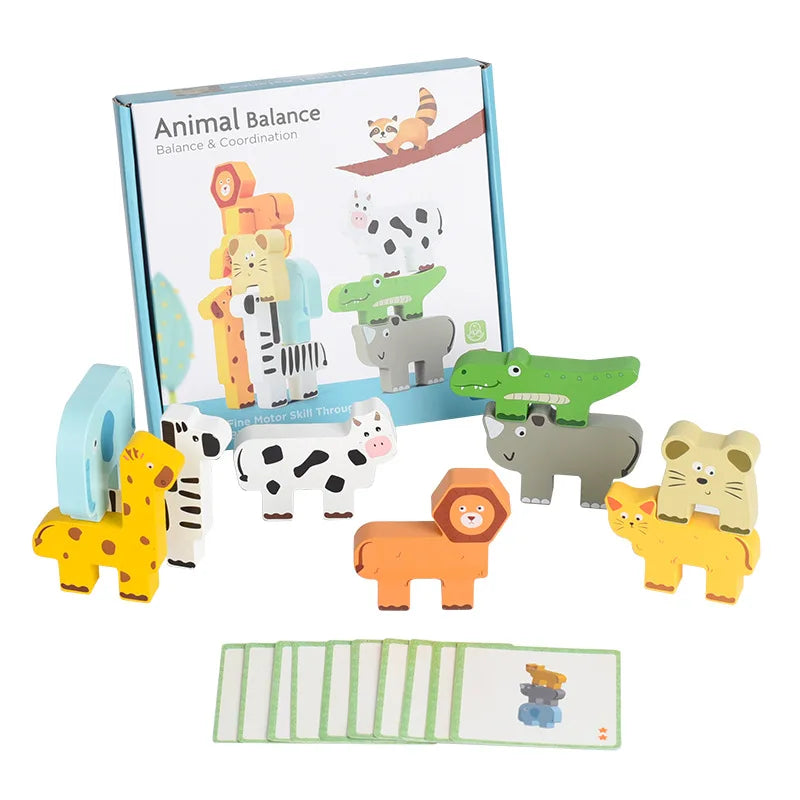 Wooden Animal Stacking Toy - Thrive & Baby