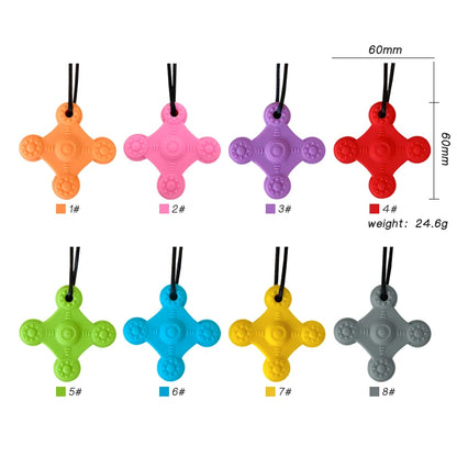 Silicone Chew Necklace Toy - Thrive & Baby