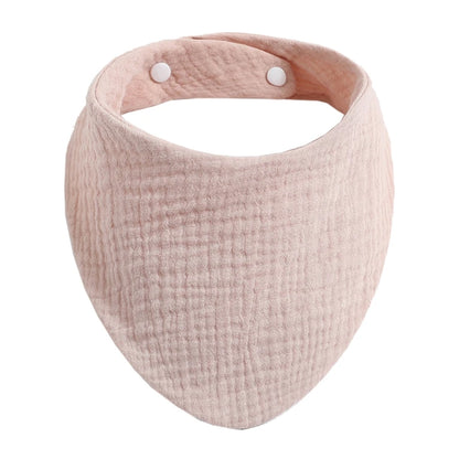 Baby Bibs Organic Cotton Muslin Scarf Burp with for Triangle Gauze Water Absorb Bandana for Boys Girls - Thrive & Baby