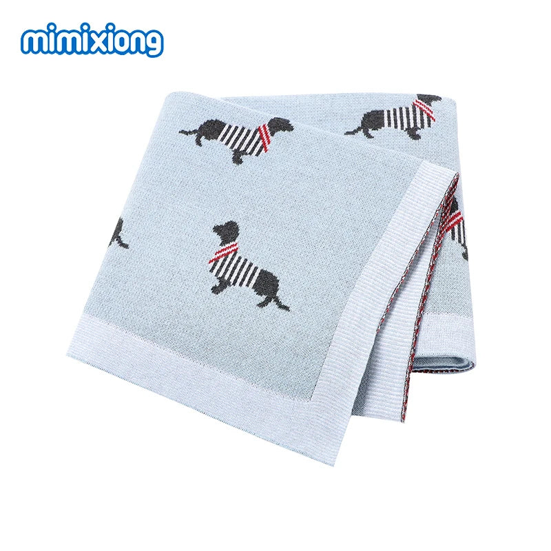 Knitted Baby Swaddle Blanket - Thrive & Baby