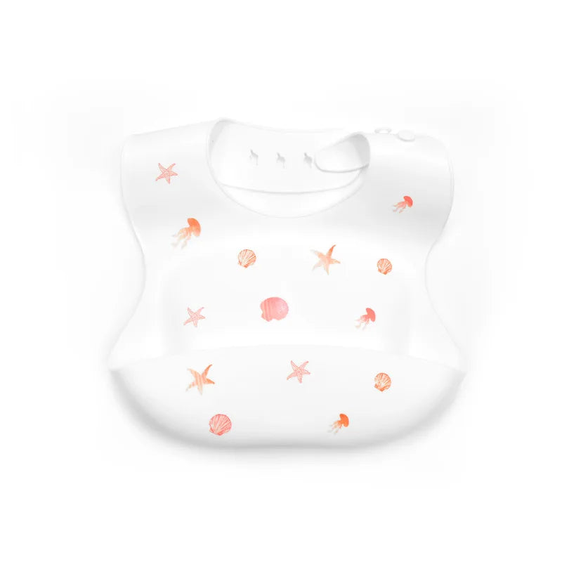 Baby Silicone Bib Waterproof Infant Bibs Fashionable Newborn Feeding Cloth Toddle Bibs Adjustable Saliva Towel For Boys Girls - Thrive & Baby