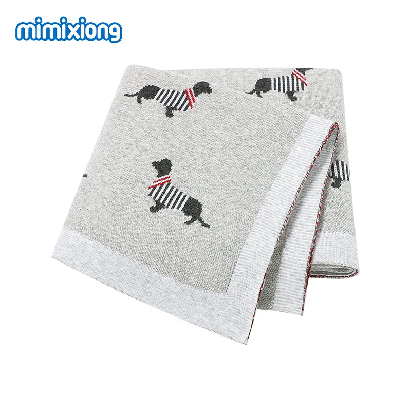 Knitted Baby Swaddle Blanket - Thrive & Baby