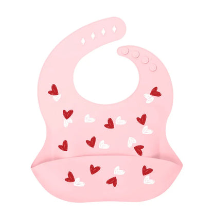 Baby Silicone Bib Waterproof Infant Bibs Fashionable Newborn Feeding Cloth Toddle Bibs Adjustable Saliva Towel For Boys Girls - Thrive & Baby
