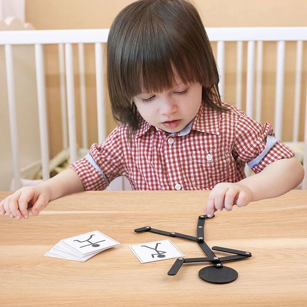 Montessori Material DIY Puzzle Toys Boards Educational Game Early Learning Toy For Children Preschool Fine Motor Training - Thrive & Baby