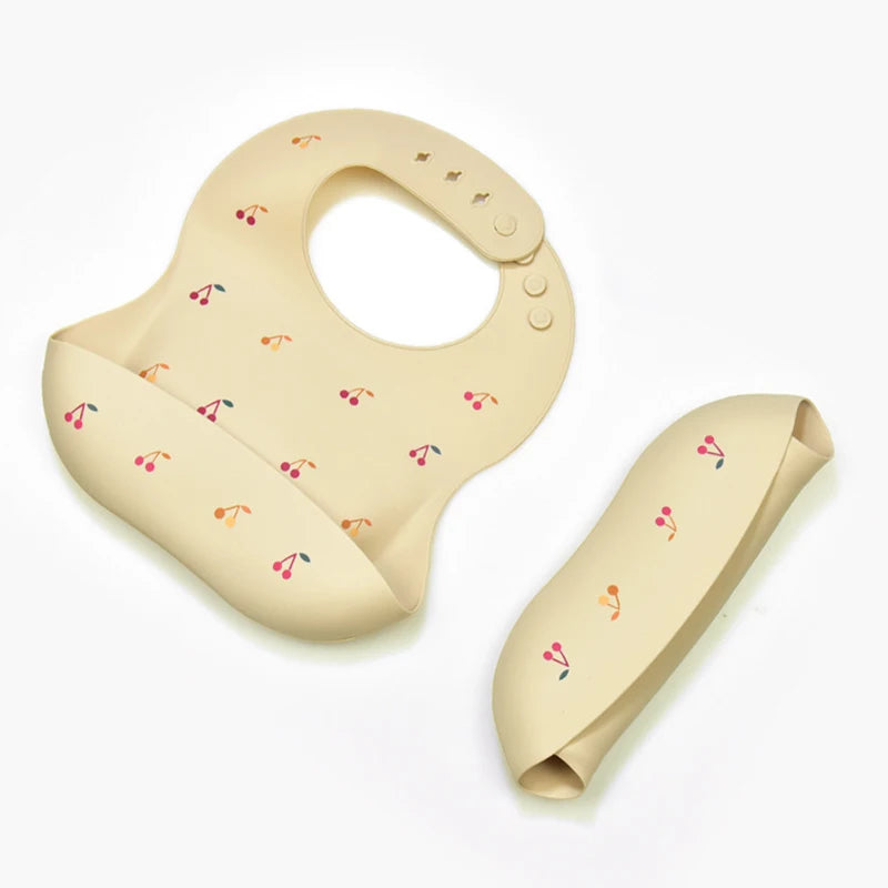 Baby Silicone Bib Waterproof Infant Bibs Fashionable Newborn Feeding Cloth Toddle Bibs Adjustable Saliva Towel For Boys Girls - Thrive & Baby