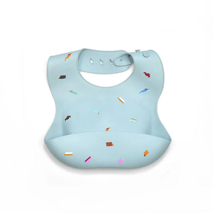 Baby Silicone Bib Waterproof Infant Bibs Fashionable Newborn Feeding Cloth Toddle Bibs Adjustable Saliva Towel For Boys Girls - Thrive & Baby