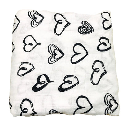 2016 Organic Cotton Swaddle Blanket - Ultra-Soft Temperature-Regulating Baby Wrap - Thrive & Baby