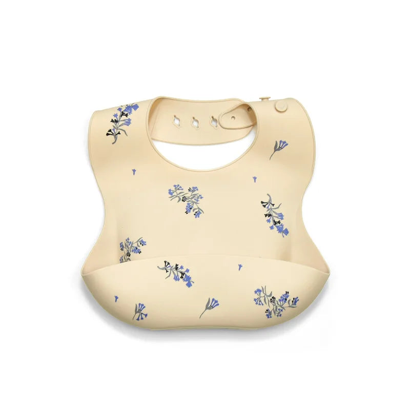 Baby Silicone Bib Waterproof Infant Bibs Fashionable Newborn Feeding Cloth Toddle Bibs Adjustable Saliva Towel For Boys Girls - Thrive & Baby