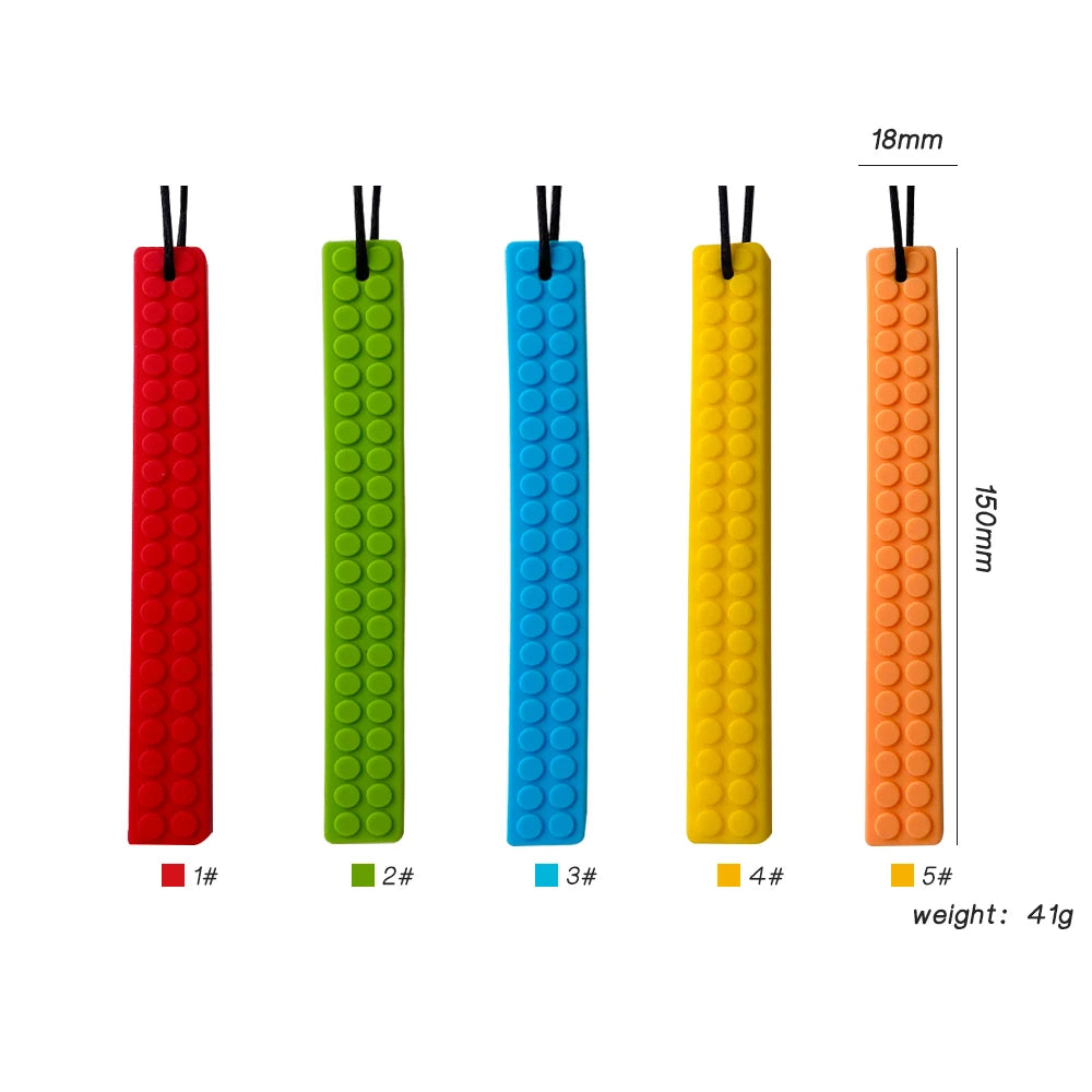 Silicone Chew Necklace Toy - Thrive & Baby