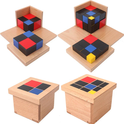 Montessori Math Teaching Binomial Trinomial Kids Wooden Toys Sensory Play Math Learning Toys For Kids 3+ Years Old Educational - Thrive & Baby