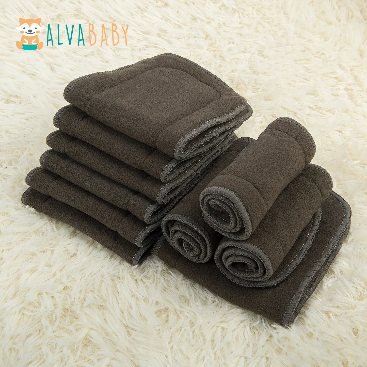 Bamboo Charcoal Nappy Inserts - Thrive & Baby