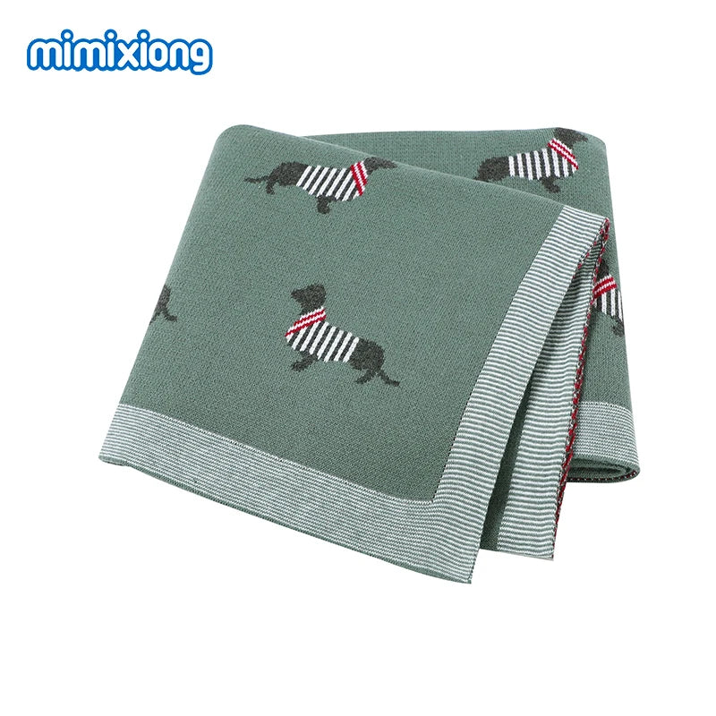 Knitted Baby Swaddle Blanket - Thrive & Baby