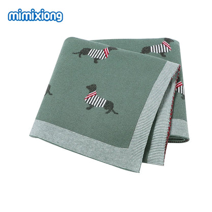 Knitted Baby Swaddle Blanket - Thrive & Baby