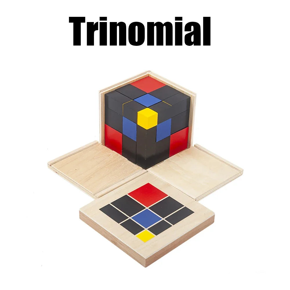 Montessori Math Teaching Binomial Trinomial Kids Wooden Toys Sensory Play Math Learning Toys For Kids 3+ Years Old Educational - Thrive & Baby
