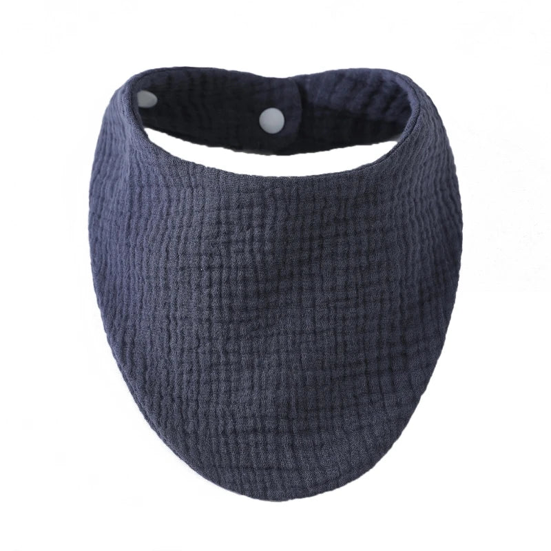 Baby Bibs Organic Cotton Muslin Scarf Burp with for Triangle Gauze Water Absorb Bandana for Boys Girls - Thrive & Baby