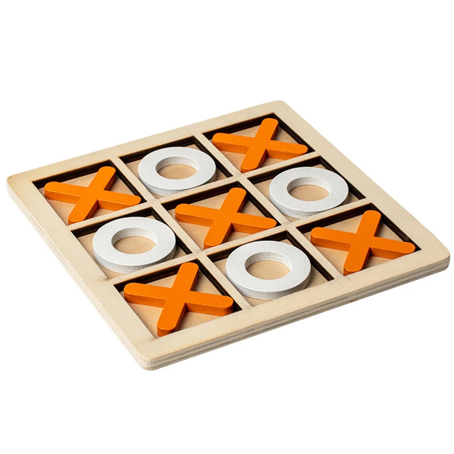 Montessori Play Game Wooden Toy Mini Chess Interaction Puzzle Training Brain Learing Early Educational Toys For Children Kids - Thrive & Baby