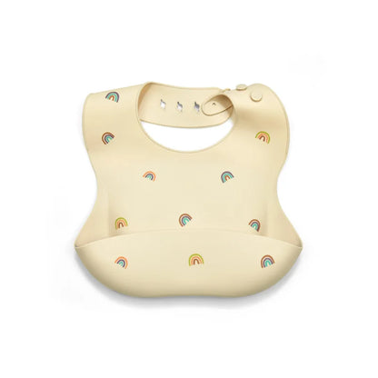 Baby Silicone Bib Waterproof Infant Bibs Fashionable Newborn Feeding Cloth Toddle Bibs Adjustable Saliva Towel For Boys Girls - Thrive & Baby