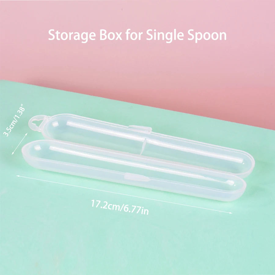 9 Colors Baby Silicone Spoon Learning Spoon Star Pattern Large Small Spoon Set Soft Silicone Feeding Spoon Training Baby Reborn - Thrive & Baby