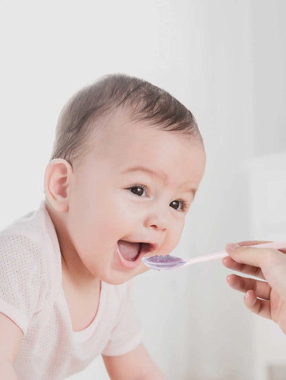 9 Colors Baby Silicone Spoon Learning Spoon Star Pattern Large Small Spoon Set Soft Silicone Feeding Spoon Training Baby Reborn - Thrive & Baby