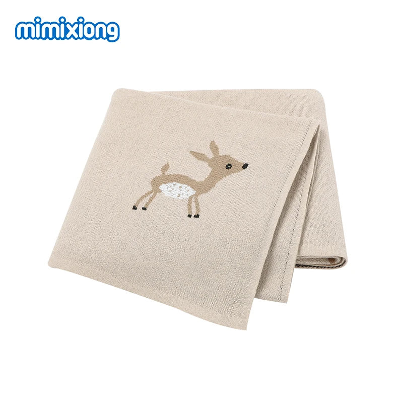 Knitted Baby Swaddle Blanket - Thrive & Baby