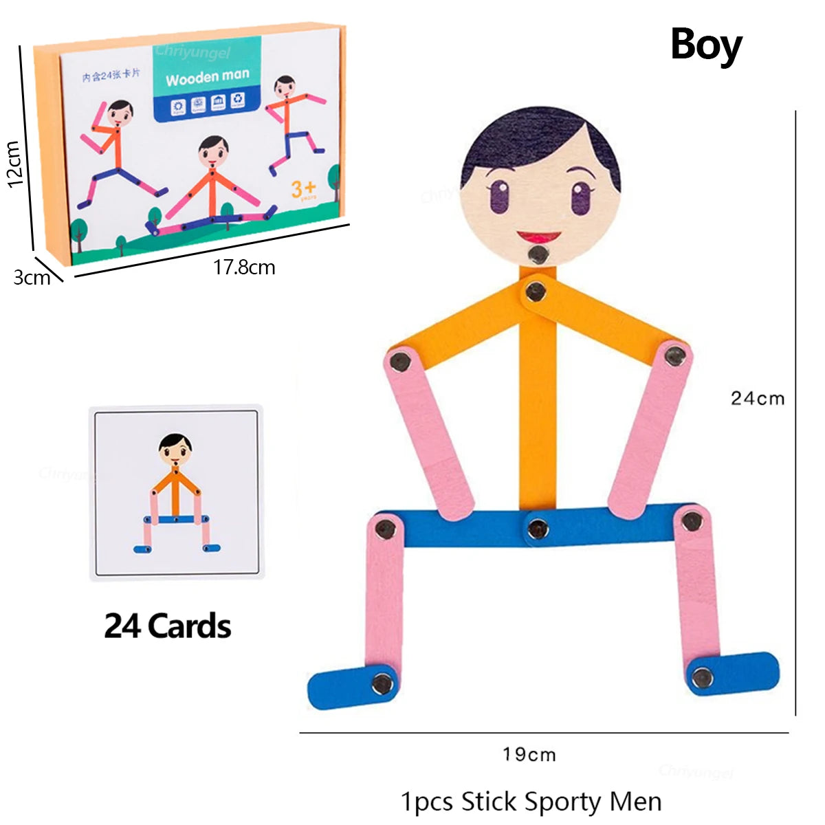 Montessori Material DIY Puzzle Toys Boards Educational Game Early Learning Toy For Children Preschool Fine Motor Training - Thrive & Baby