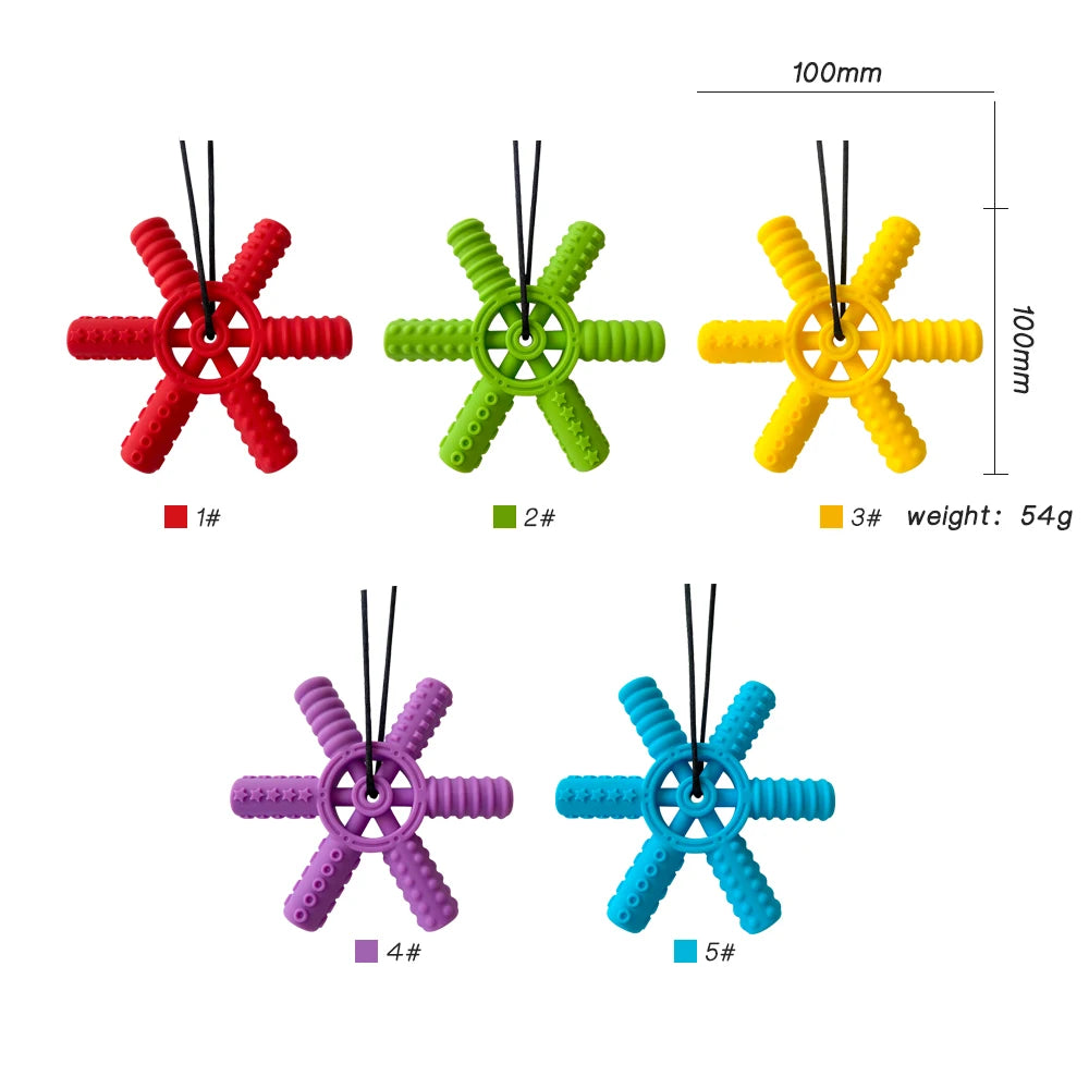 Silicone Chew Necklace Toy - Thrive & Baby