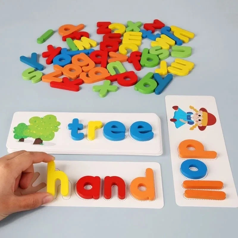 Montessori Math Educational Toy - Wooden Number Puzzle & Counting Sticks Set, Safe & Eco-Friendly Early Learning - Thrive & Baby