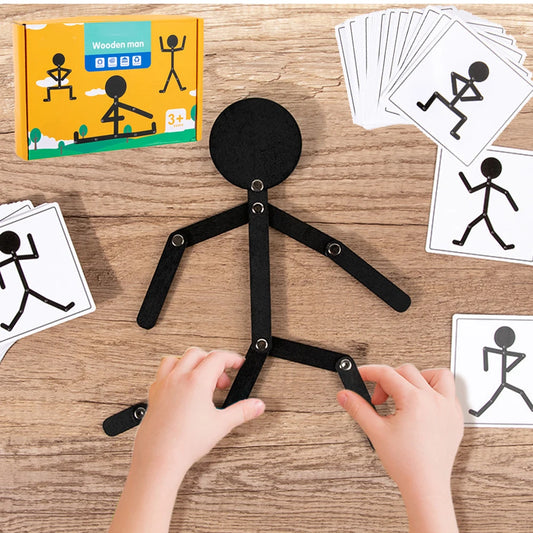 Montessori Material DIY Puzzle Toys Boards Educational Game Early Learning Toy For Children Preschool Fine Motor Training - Thrive & Baby