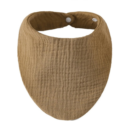 Baby Bibs Organic Cotton Muslin Scarf Burp with for Triangle Gauze Water Absorb Bandana for Boys Girls - Thrive & Baby