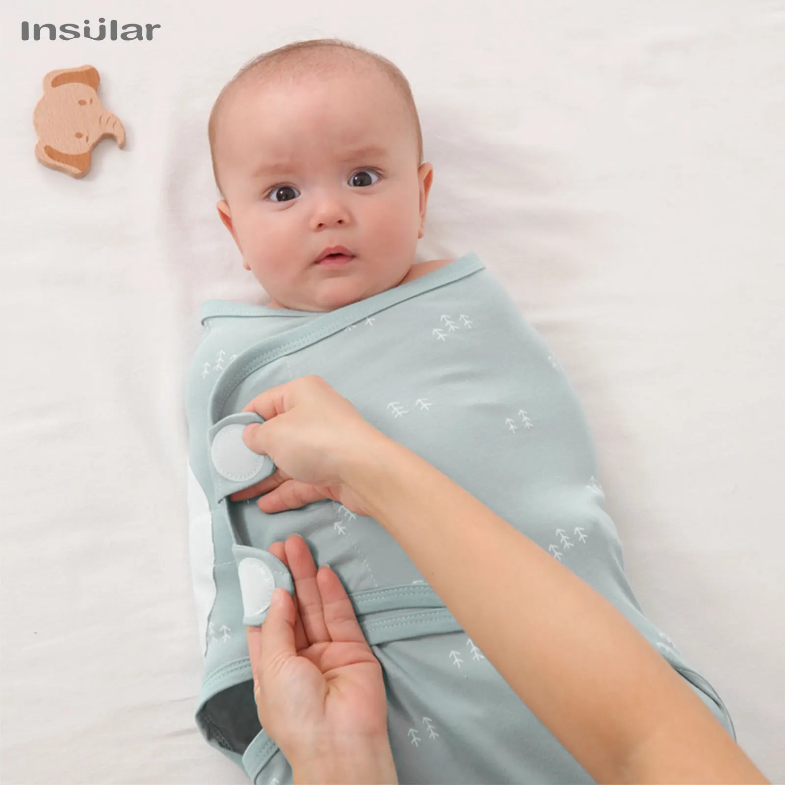 Cotton Newborn Swaddle Sleep - Thrive & Baby