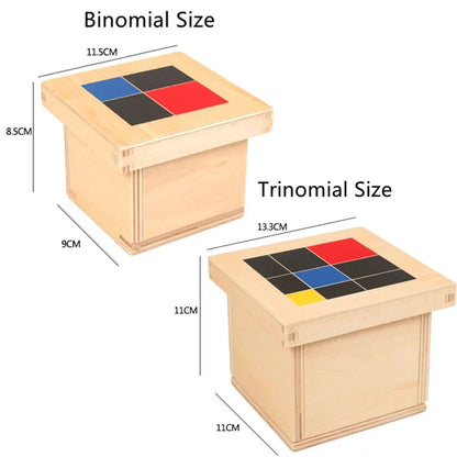 Montessori Math Teaching Binomial Trinomial Kids Wooden Toys Sensory Play Math Learning Toys For Kids 3+ Years Old Educational - Thrive & Baby
