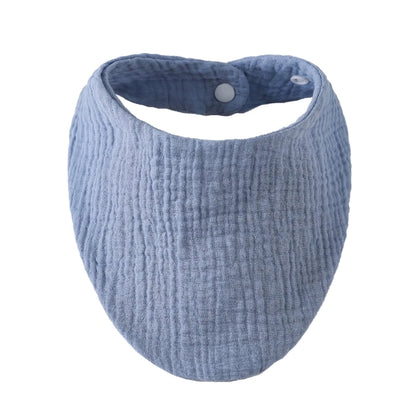 Baby Bibs Organic Cotton Muslin Scarf Burp with for Triangle Gauze Water Absorb Bandana for Boys Girls - Thrive & Baby