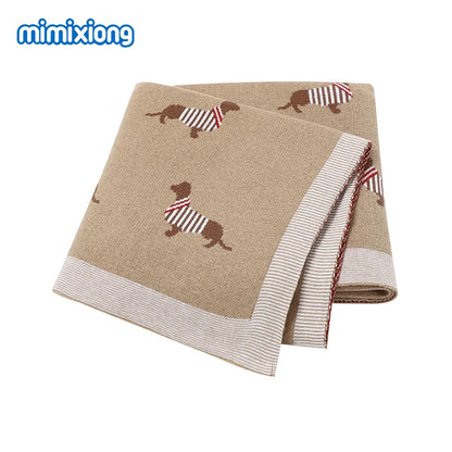 Knitted Baby Swaddle Blanket - Thrive & Baby