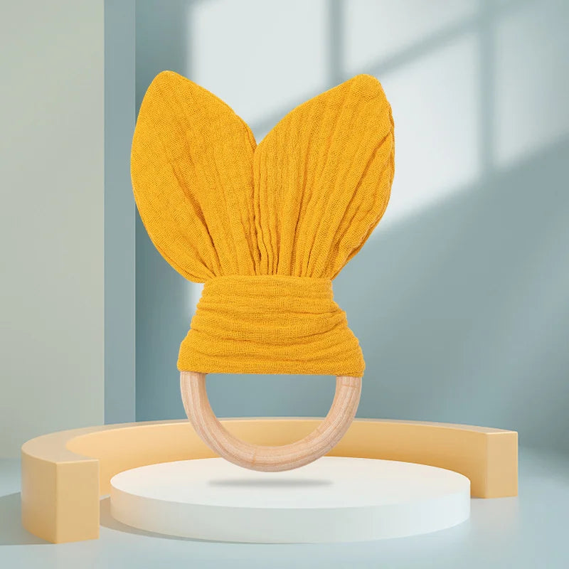 Organic Cotton Baby Nursing Bib Toddlers Burp Cloth For Boys Girls Rabbit Sleeping Dolls Blanket Newborn Soothe Appease Towel - Thrive & Baby
