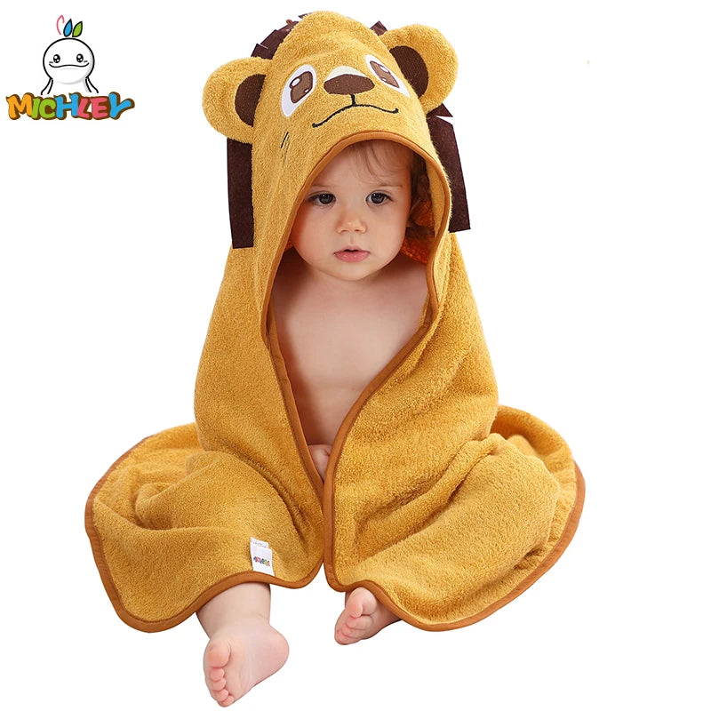 Lion Hooded Baby Towel - Thrive & Baby
